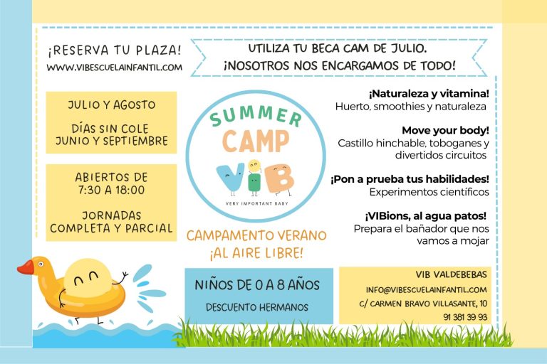 Summer CAMP VIB Valdebebas VIB Escuela Infantil